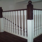 schody drewniane dębowe balustrada (myslenice)