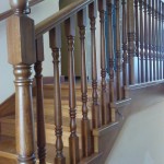schody drewniane balustrada